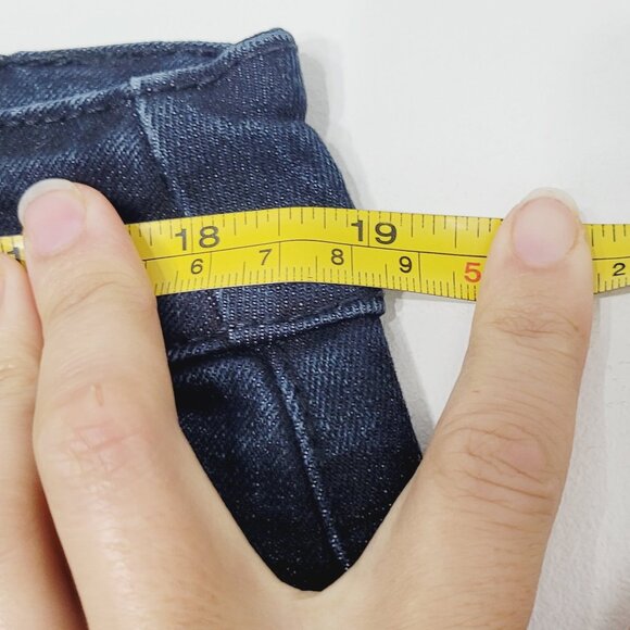 Suko Jeans Women's Dark Wash Cotton Blend Mid-Rise Bootcut Denim Jean Size 14 - Picture 14 of 15